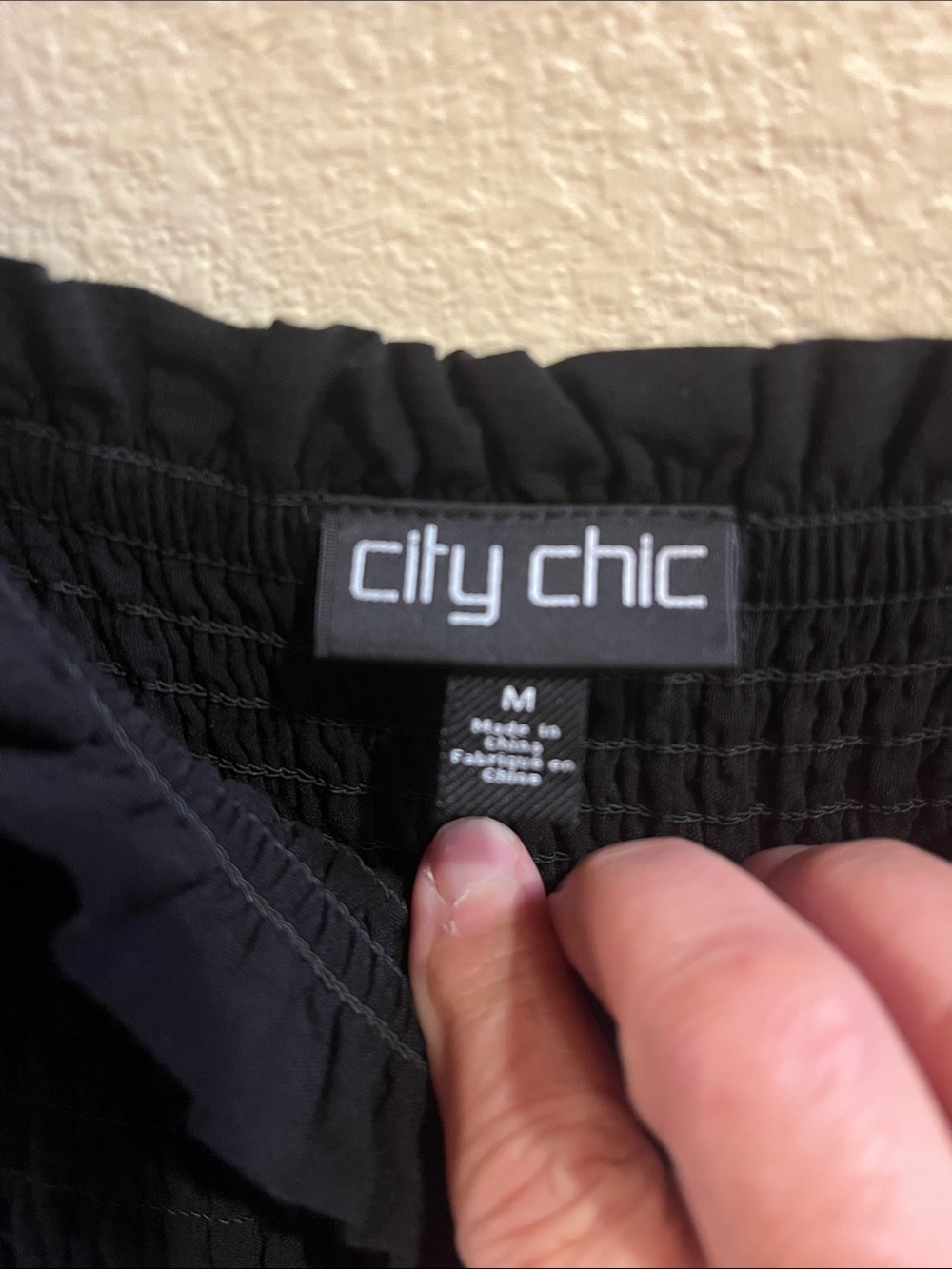 City Chic Black Ruffled Strap Smocked maxi Dress - Picture 3 of 8